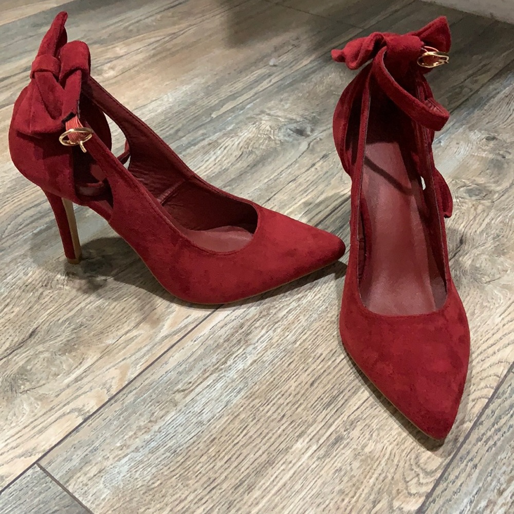 Burgundy Heels